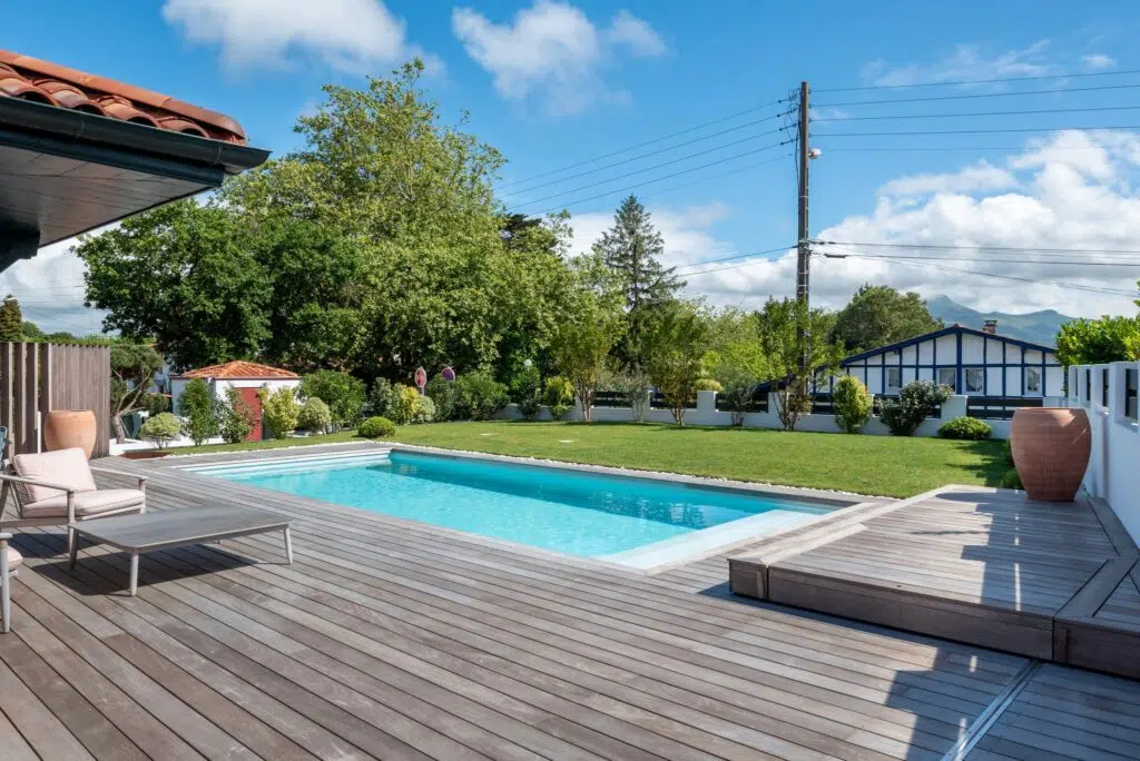 Terrasse en IPE avec piscine