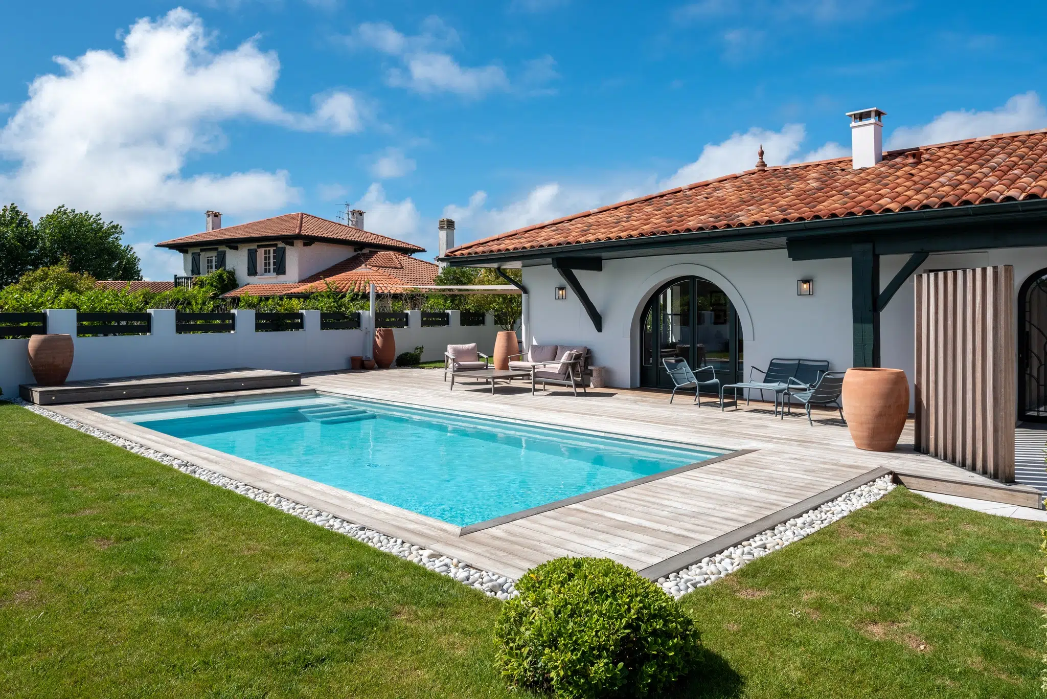 Terrasse en IPE avec piscine