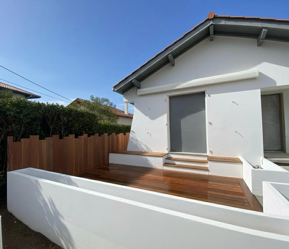 Terrasse IPE Biarritz - Vue 1